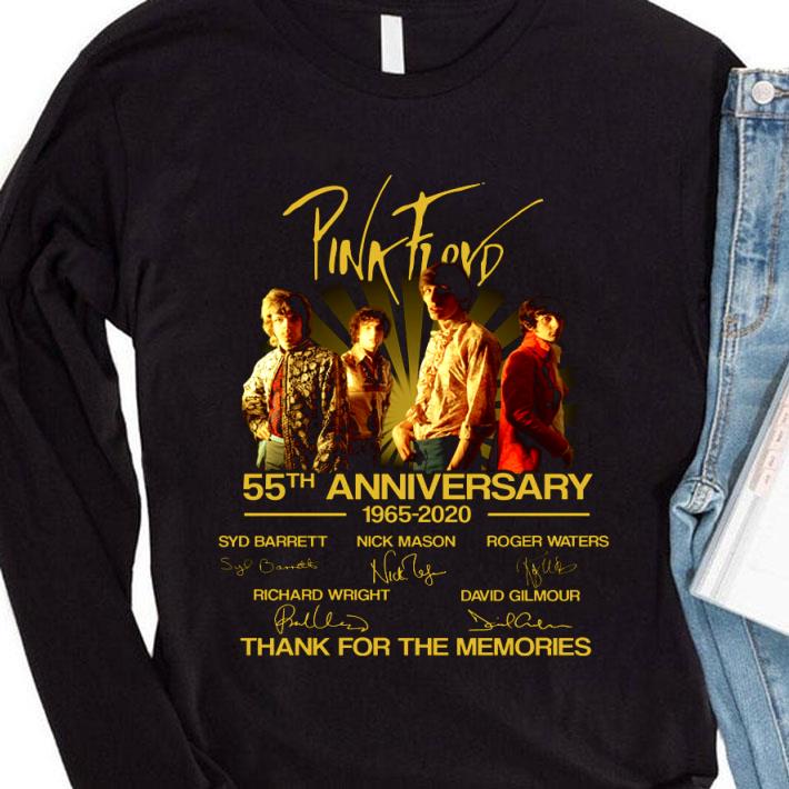 Original Pink Floyd 55th Anniversary 1965-2020 Thank For The Memories shirt
