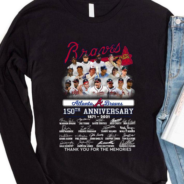 Premium Atlanta Braves 150th Anniversary 1871-2021 Signatures shirt 3 Premium Atlanta Braves 150th Anniversary 1871-2021 Signatures shirt