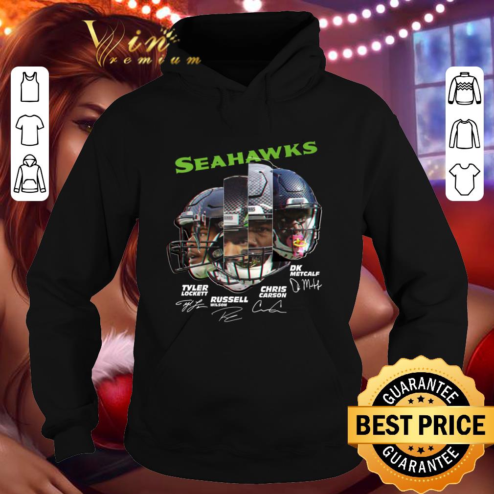 Original Seattle Seahawks Signatures Tyler Lockett Russell Wilson Chris Carson DK Metcalf shirt 3 Original Seattle Seahawks Signatures Tyler Lockett Russell Wilson Chris Carson DK Metcalf shirt