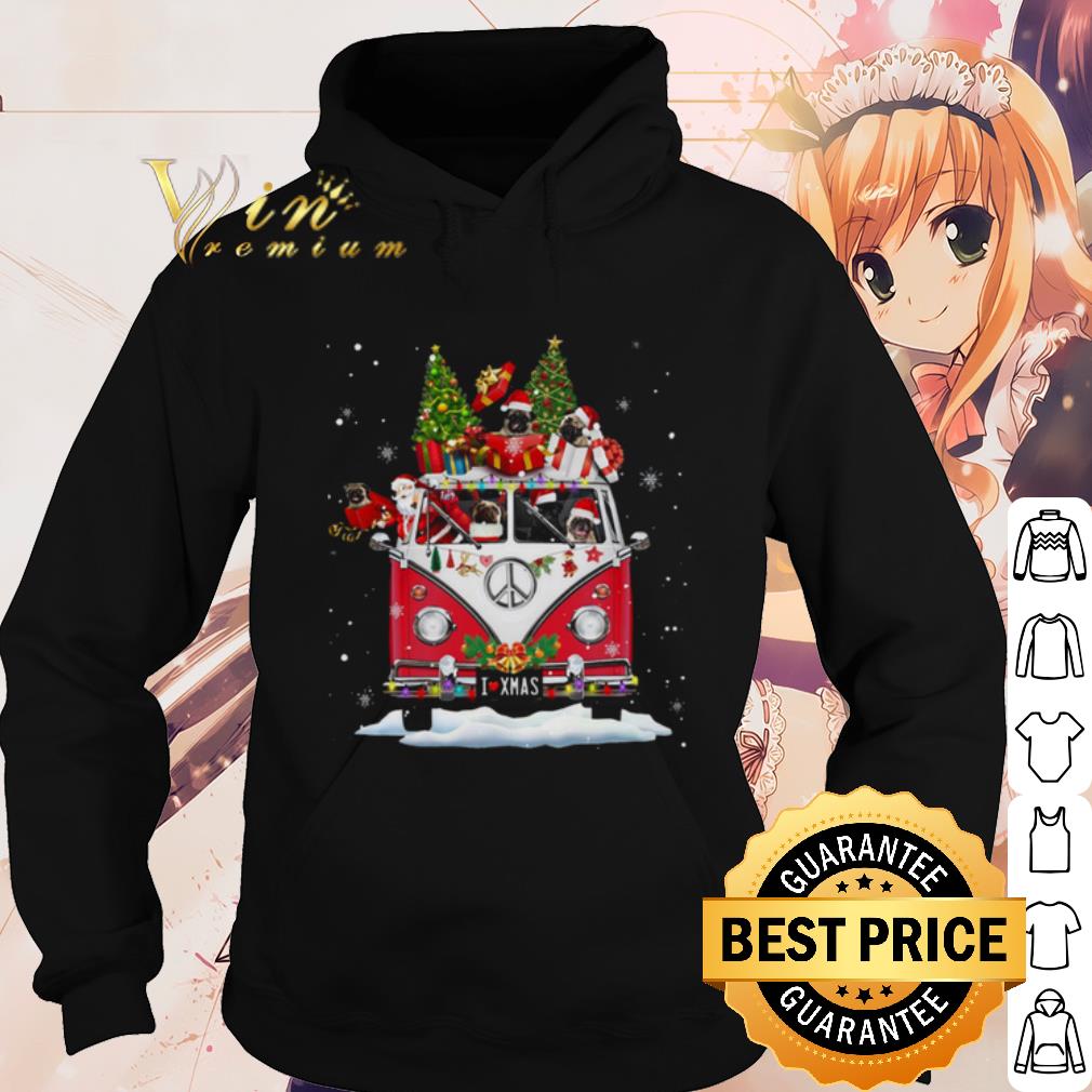 Official Hippie Dog And Santa I Love Merry Christmas shirt