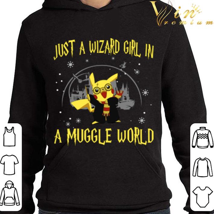 Harry Potter Pikachu Just A Wizard Girl In A Muggle World shirt 3 Harry Potter Pikachu Just A Wizard Girl In A Muggle World shirt