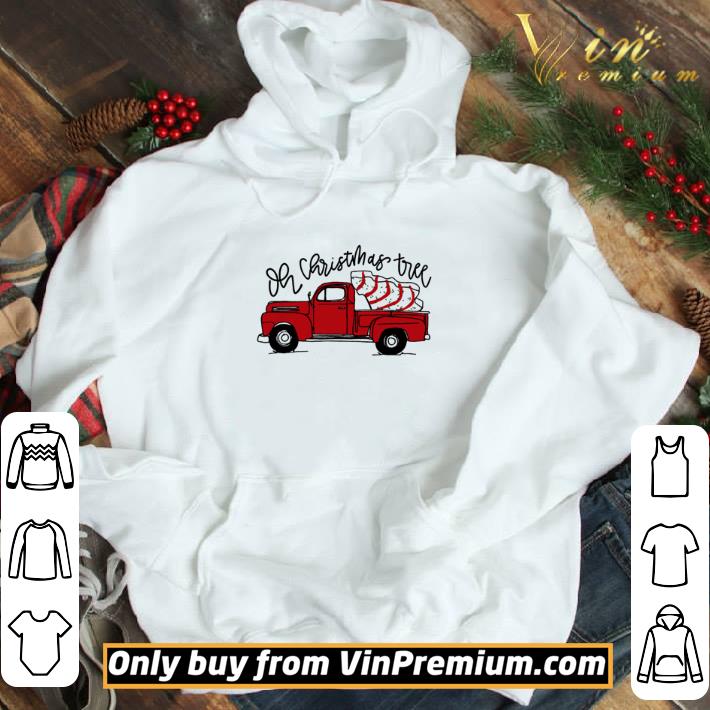 Red car oh Christmas Tree Snack Cakes shirt