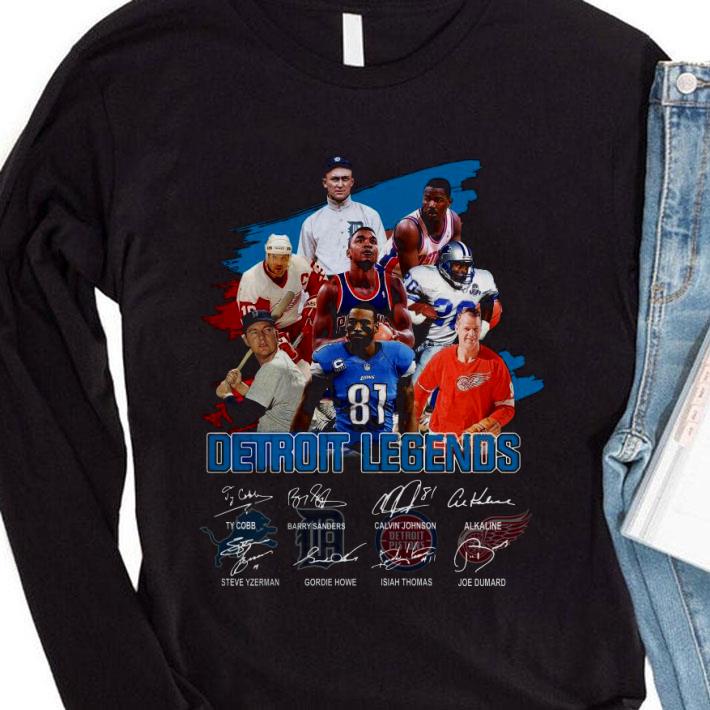 Detroit Legends Detroit Lions Detroit Tigers Pistons Red Wings shirt