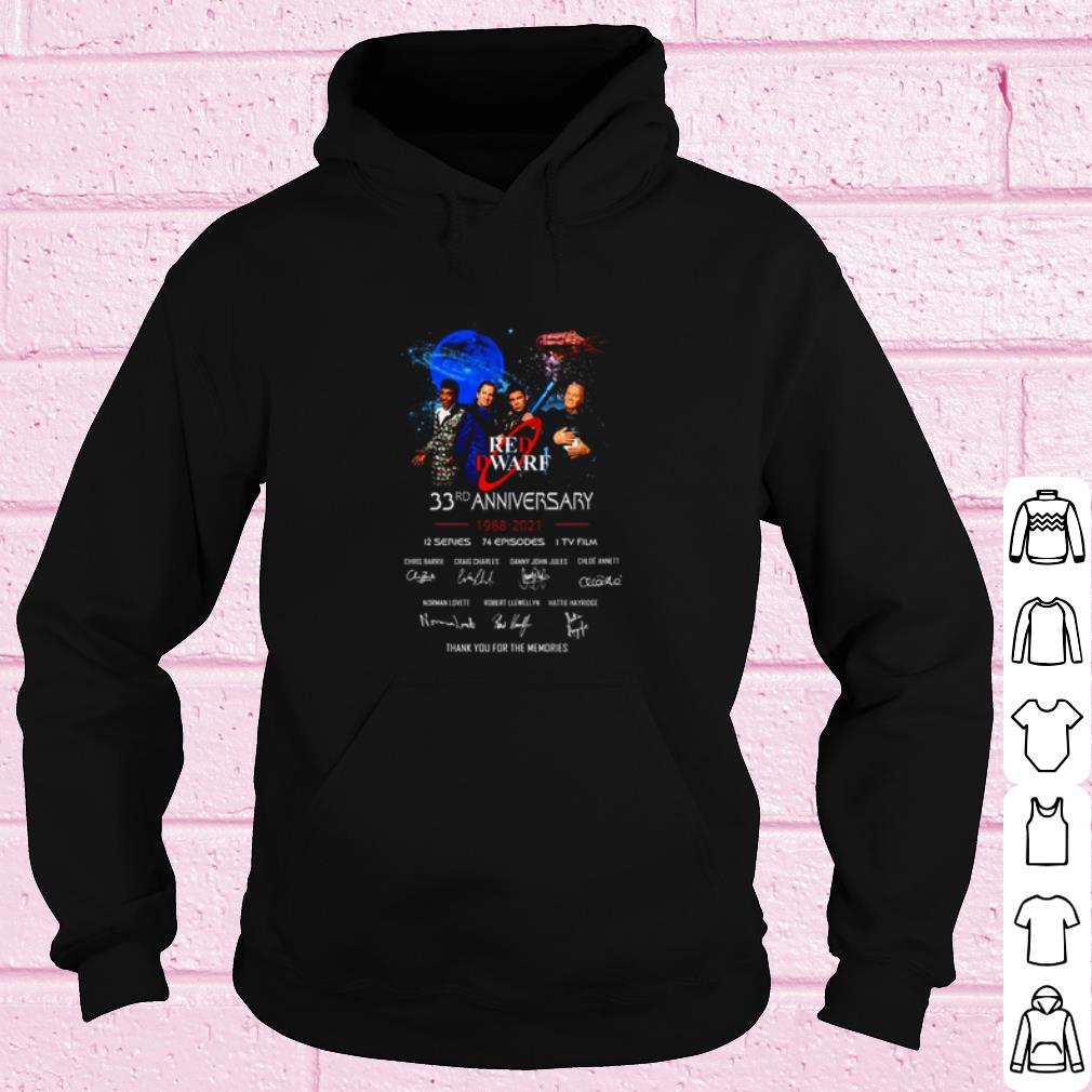 Best Red Dwarf Anniversary 1988 2021 thank you for the memories signature shirt