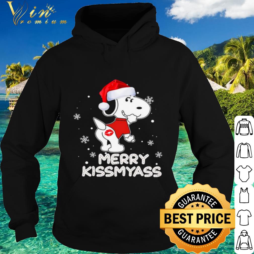 Best Santa Snoopy merry kissmyass Christmas shirt