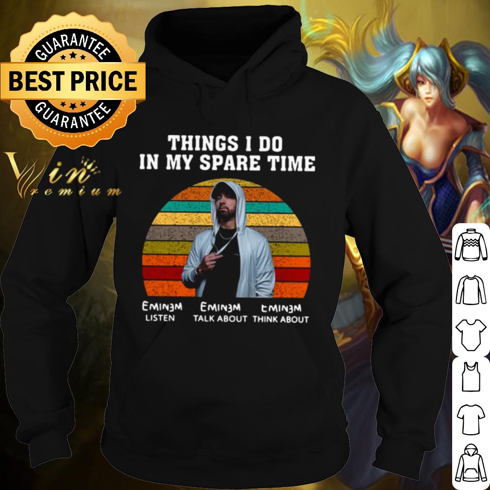 Original Eminem Rapper Things I Do In My Spare Time Vintage shirt