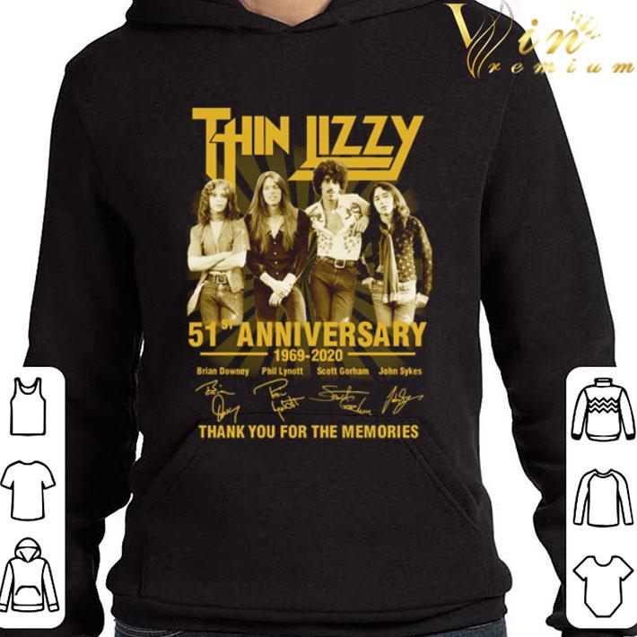 Funny Thin Lizzy Band Hard Rock 51st Anniversary 1969-2020 Signatures shirt 3 Funny Thin Lizzy Band Hard Rock 51st Anniversary 1969-2020 Signatures shirt