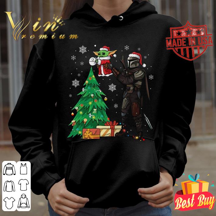 Premium Star Wars Mandalorian and Baby Yoda Christmas 2020 shirt
