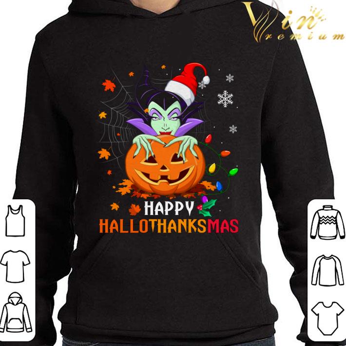 Santa Maleficent Happy Hallothanksmas Christmas shirt 3 Santa Maleficent Happy Hallothanksmas Christmas shirt