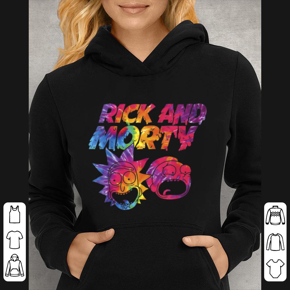 Hot Rick And Morty - Rick And Morty Tie Dye Drip shirt