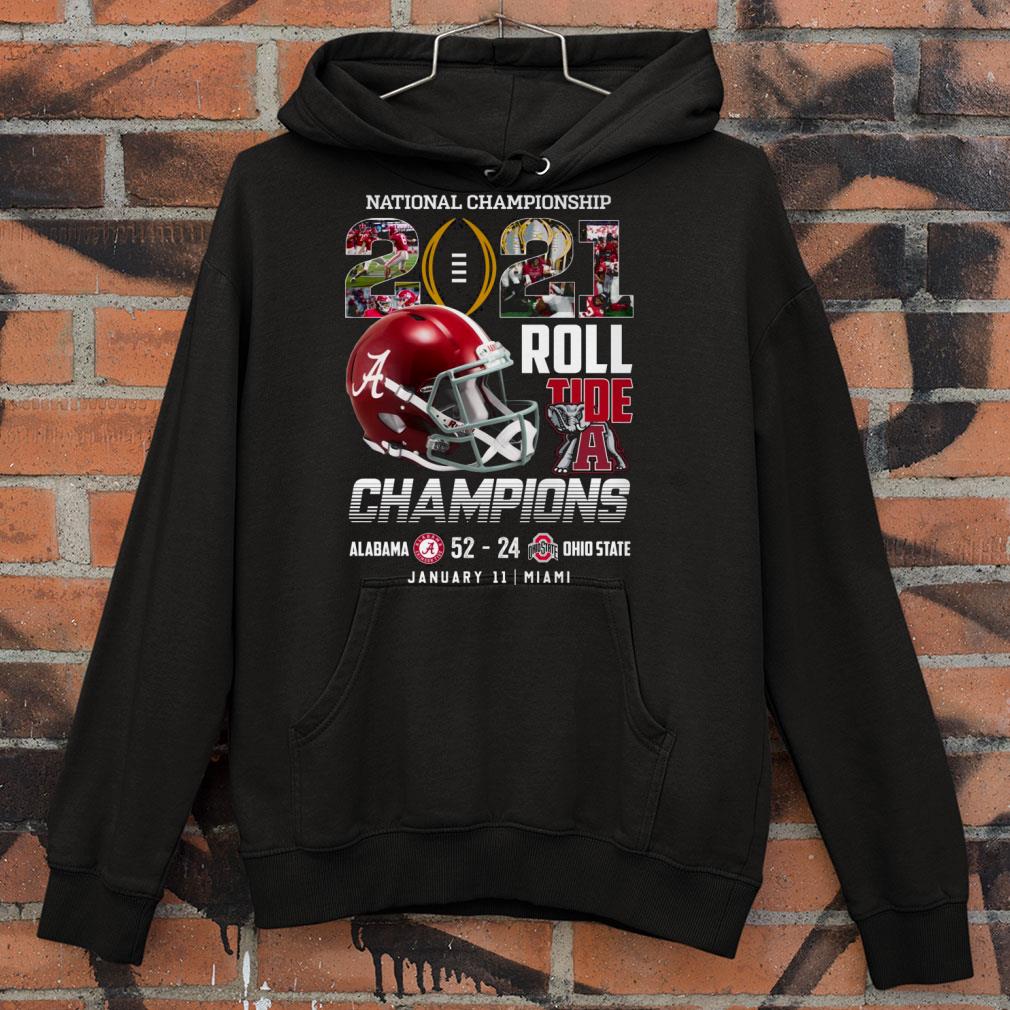 Alabama 52-24 Ohio State National Championship 2021 Roll Tide shirt