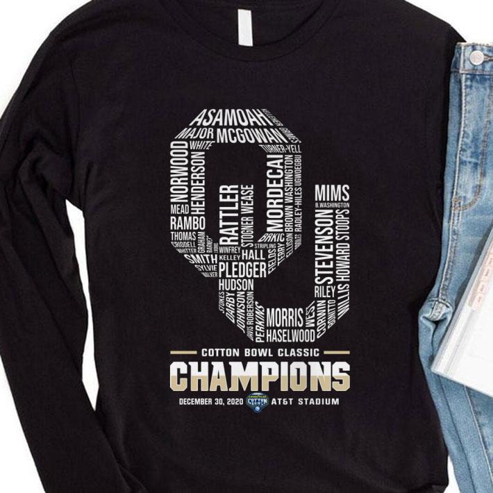 Awesome Name Player Oklahoma Sooners Cotton Bowl Classic Champions AT&T Stadium shirt Awesome Name Player Oklahoma Sooners Cotton Bowl Classic Champions AT&T Stadium shirt 4