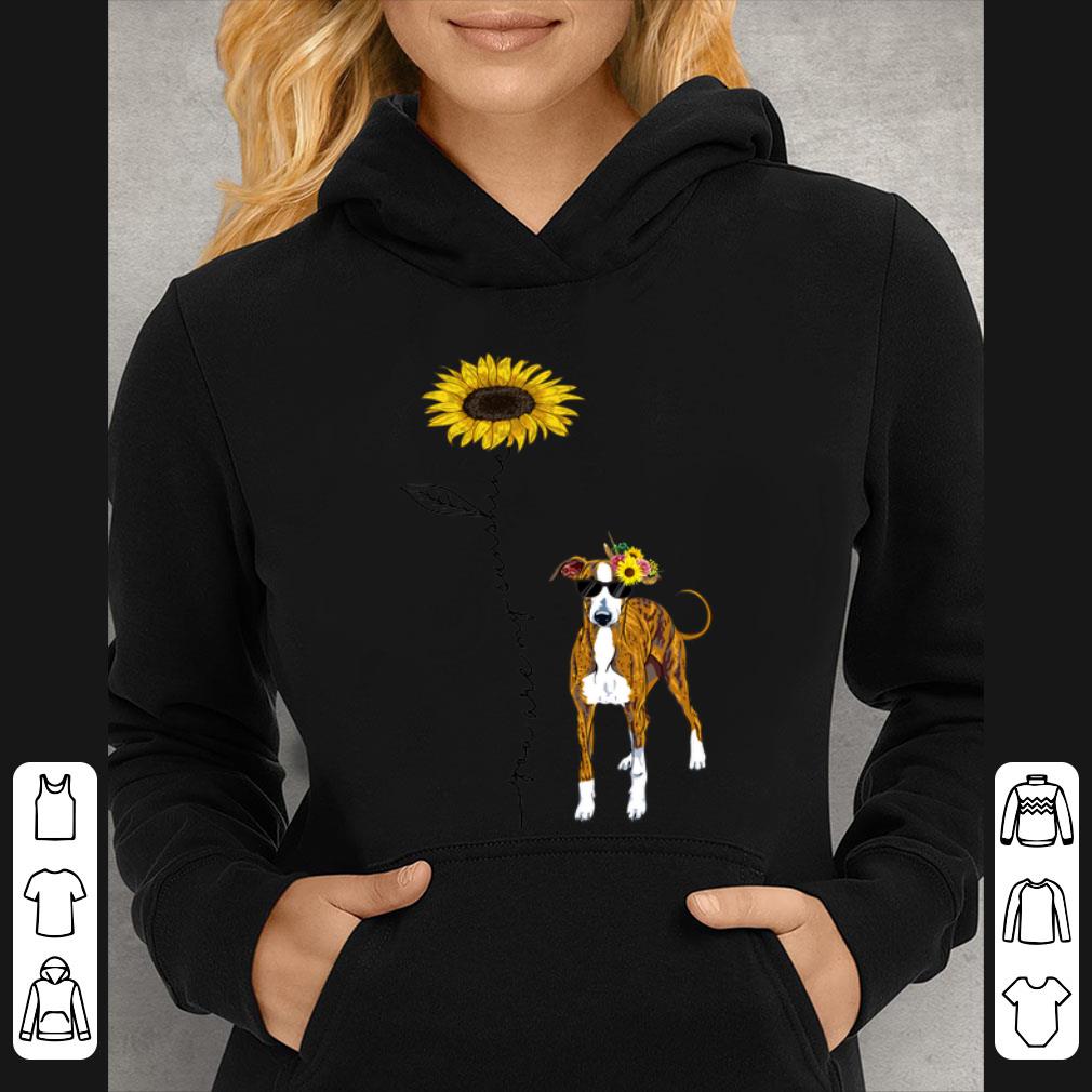 Pretty You Are My Sunshine Italian Greyhound Sunflower shirt