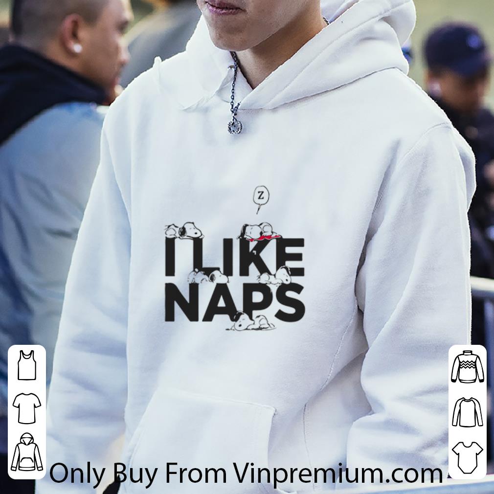 Pretty Snoopy sleep i like naps shirt