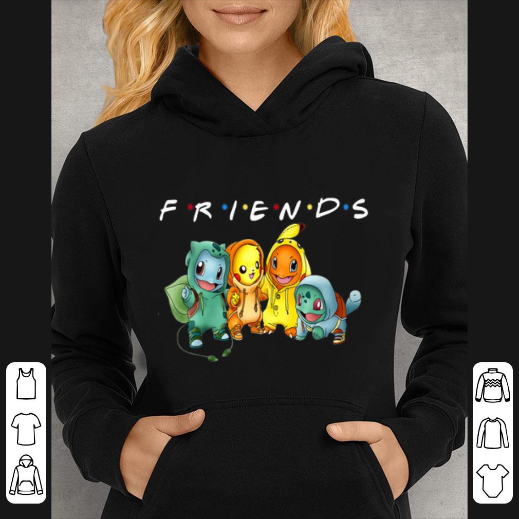 Official Friends Pokemon Bulbasaur Pikachu Hitokage Squirtle Fushigidane shirt 3 Official Friends Pokemon Bulbasaur Pikachu Hitokage Squirtle Fushigidane shirt