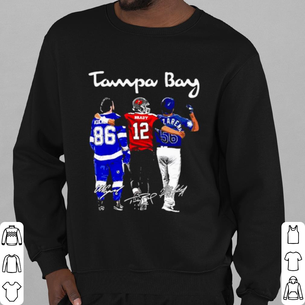 Official Tampa Bay Nikita Kucherov Brady And Arozarena Signatures shirt