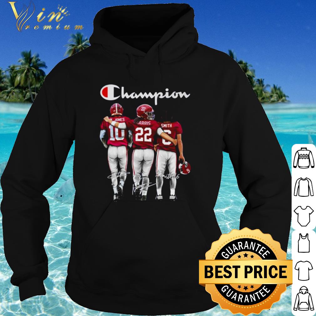 Premium Crimson Tide Alabama Champions Jones Harris Smith Signature shirt