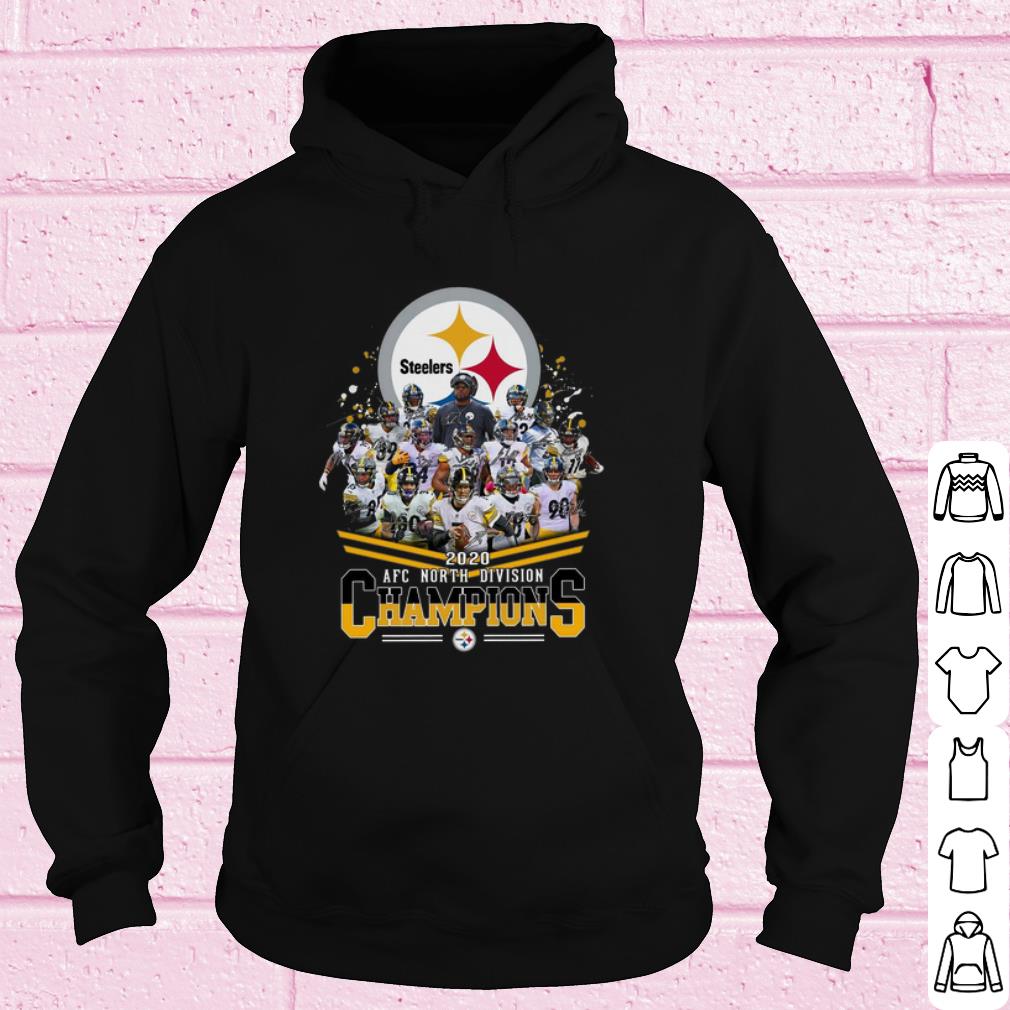Nice Pittsburgh Steelers 2020 AFC North Division Champion Signature Member shirt