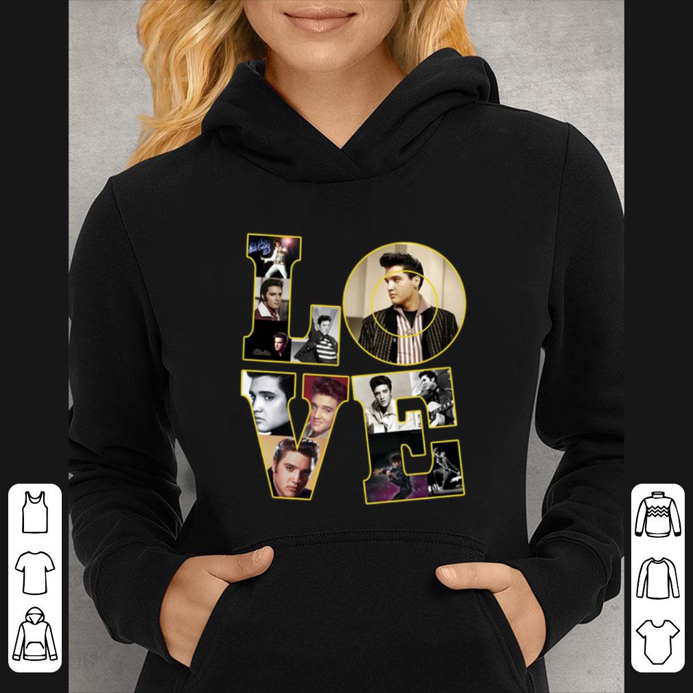 Official Love Elvis Presley 1935 1977 Legends never die autographed shirt
