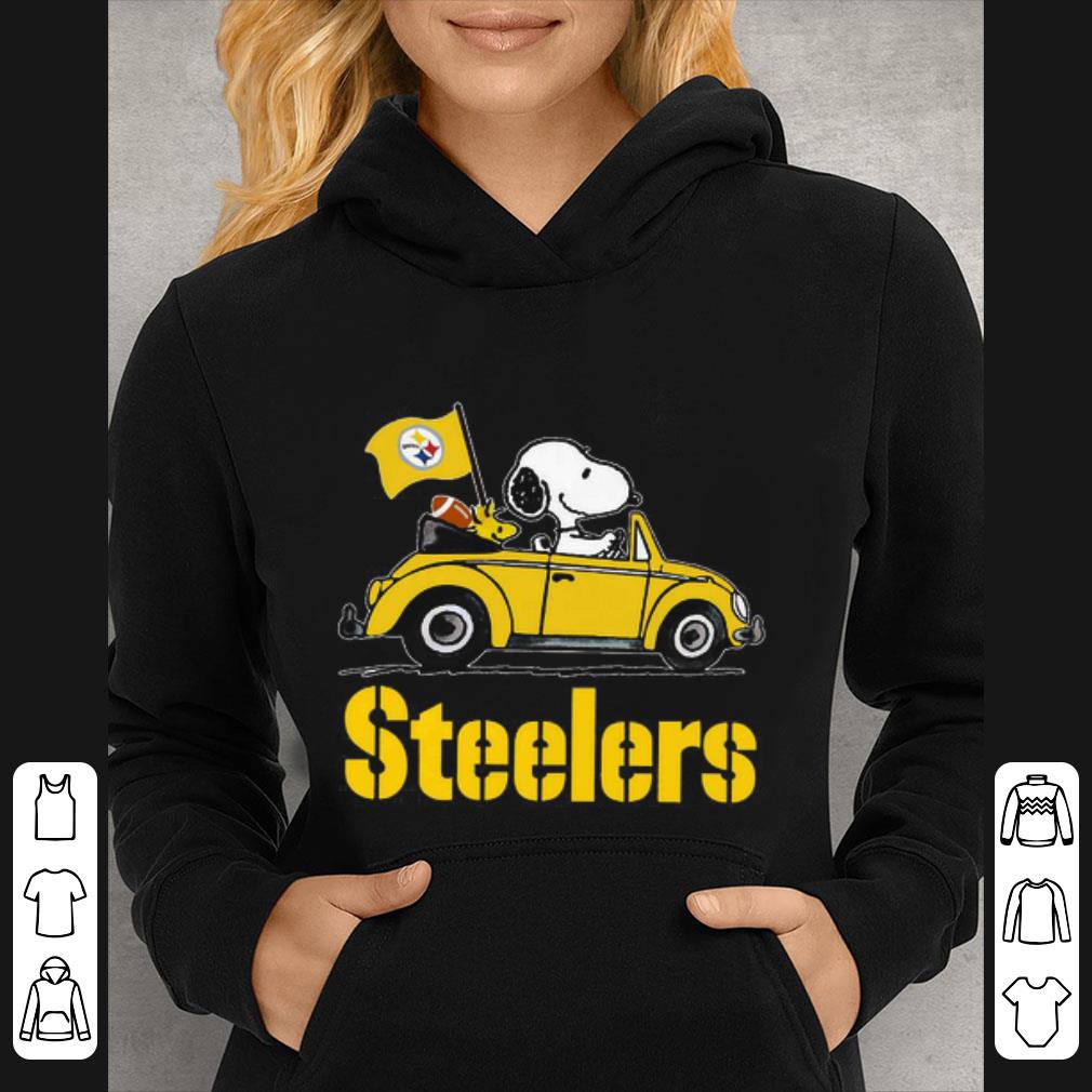 Awesome Snoopy Driving Volkswagen Pittsburgh Steelers shirt