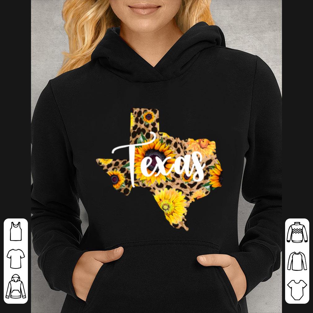Original Texas Sunflower Wildflower State Map shirt