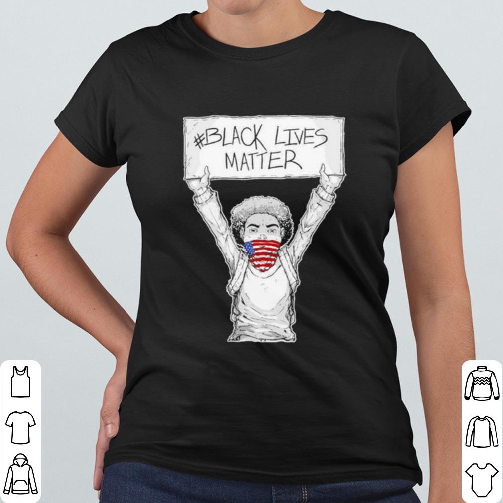 Nice Black lives matter American flag 2021 shirt