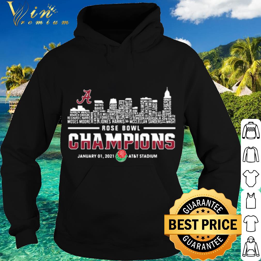 Nice Alabama Crimson Tide Rose Champions January shirt