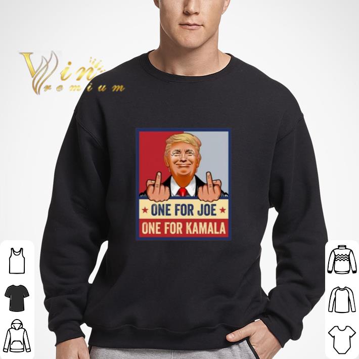 Donald Trump Fuck One For Joe Biden One For Kamala Harris shirt