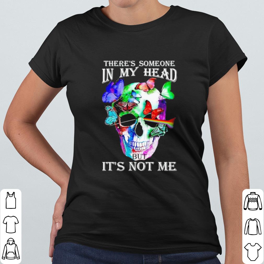 Nice Dark Side Skull There's Someone In My Head But It's Not Me shirt
