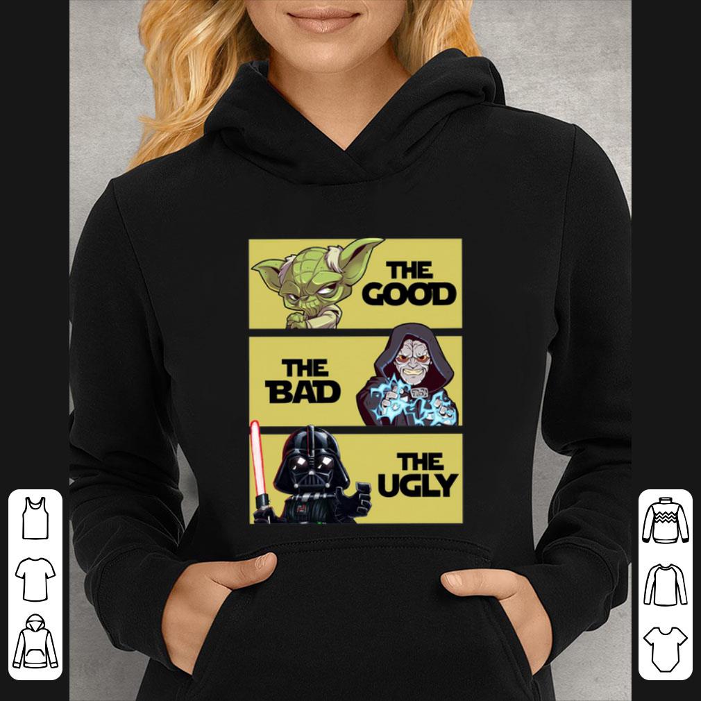Official Yoda The Good Obi-Wan Kenobi The bad Darth Vader The Ugly shirt