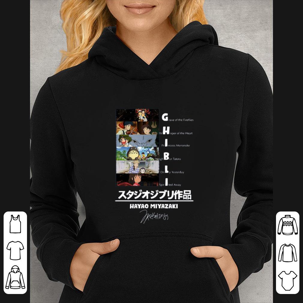 Premium Ghibli Hayao Miyazaki Signature shirt