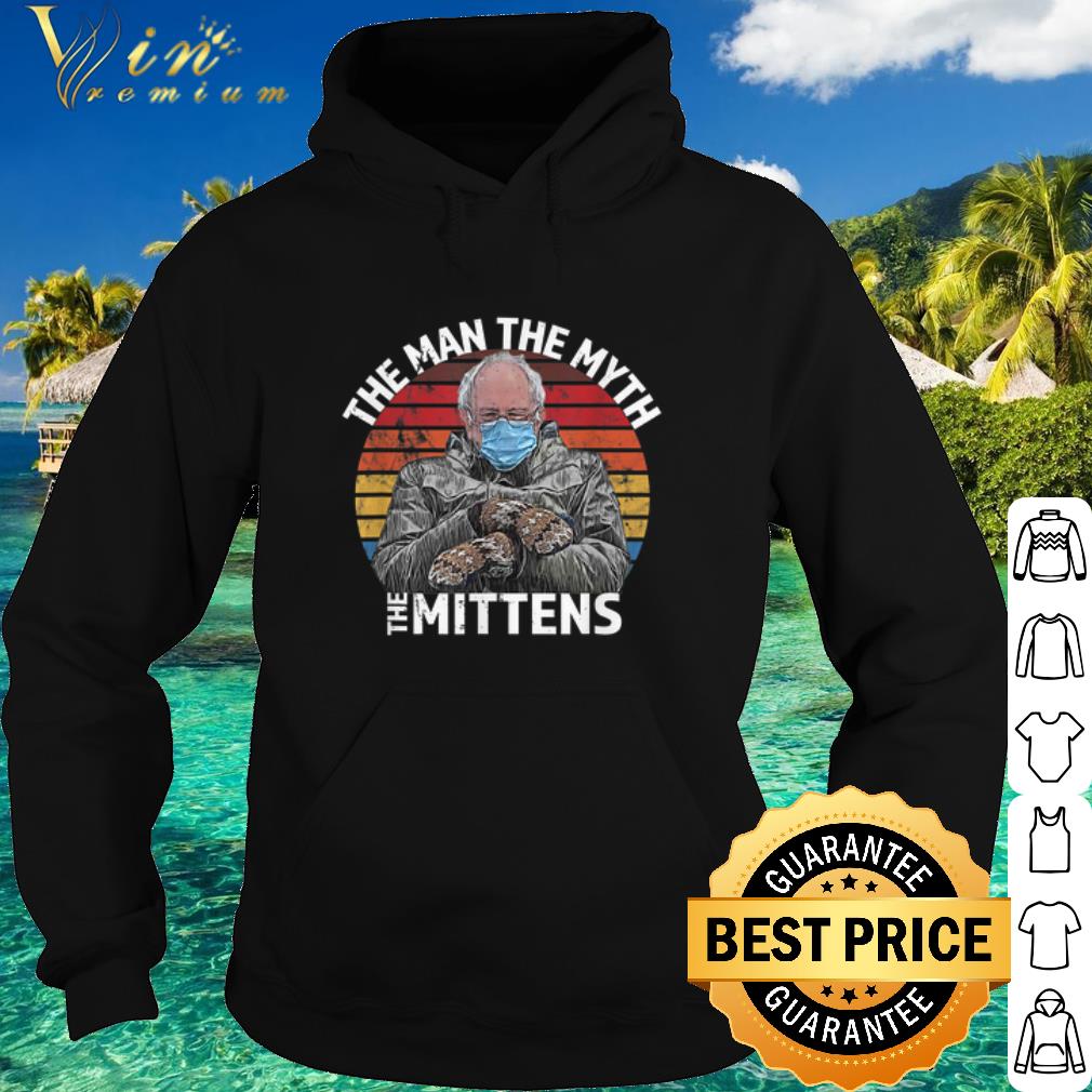 Best The Man The Myth The Mittens Inauguration Bernie Sanders Vintage shirt