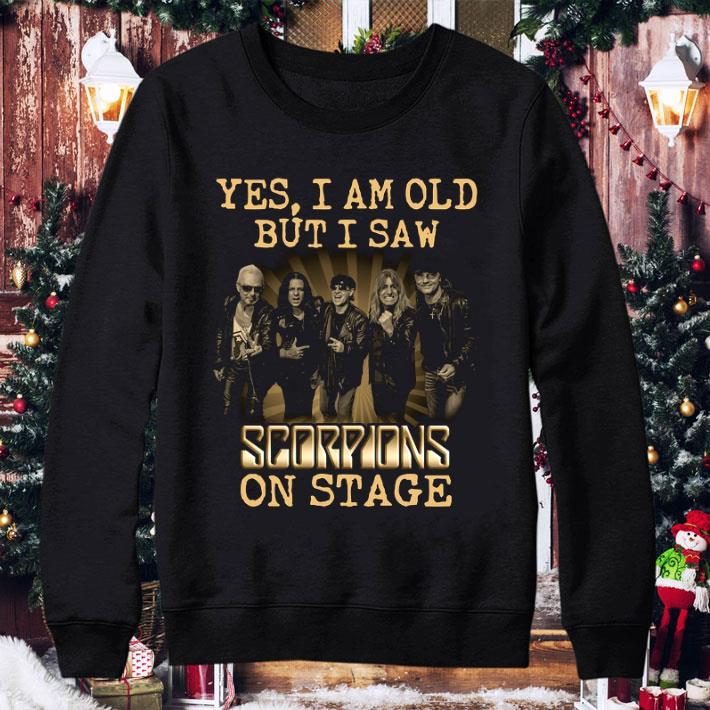 Official Yes I Am Old But I Saw Scorpions Band On Stage shirt