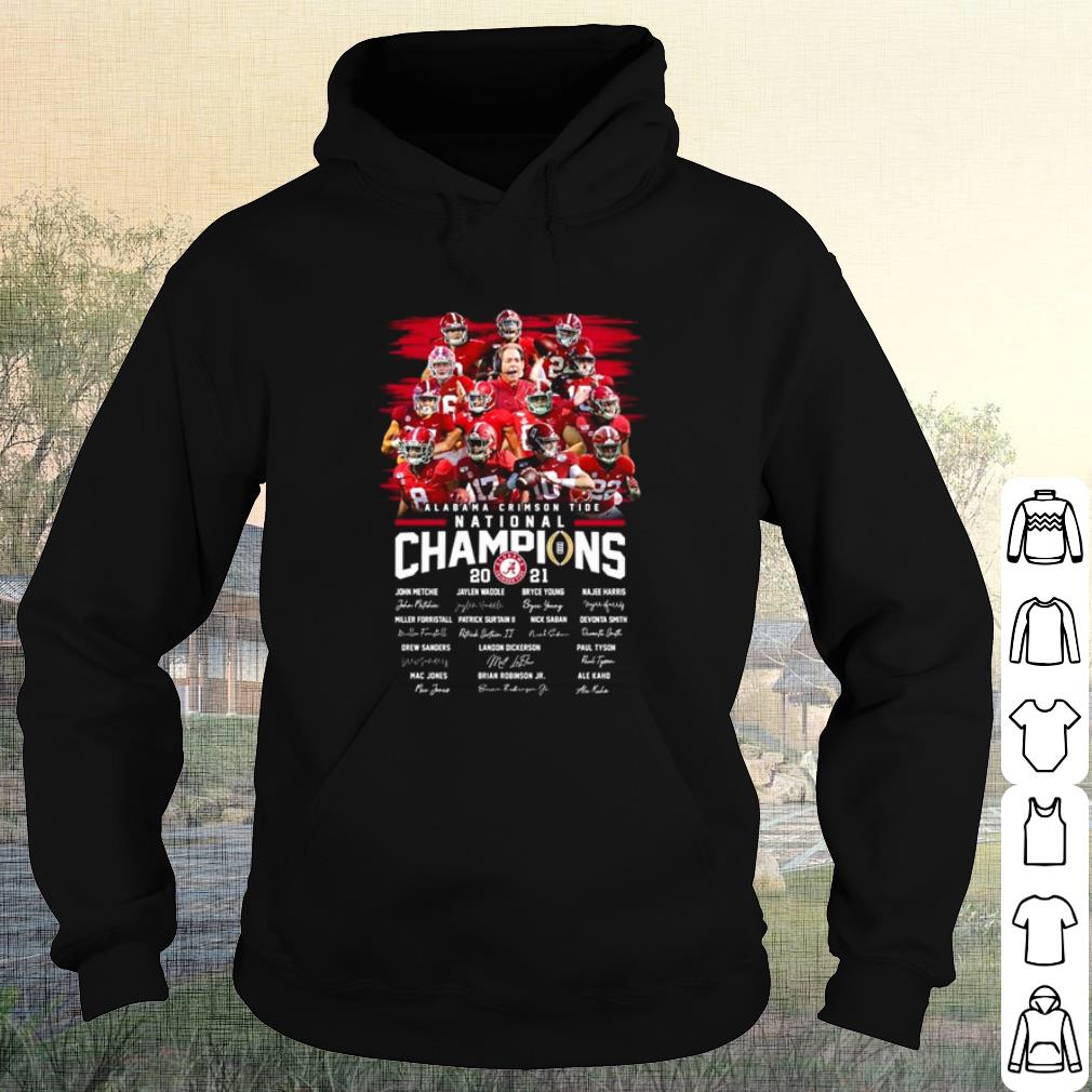 Premium National Champions 2021 Alabama Players Signature shirt