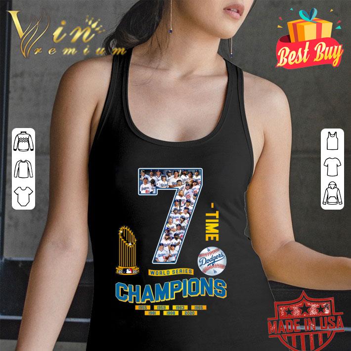 7 Time Team MLB Los Angeles Dodgers World Series Champions shirt Best 7 Time Team MLB Los Angeles Dodgers World Series Champions shirt 3