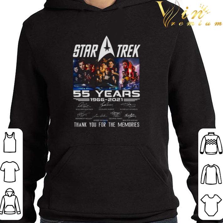 Star Trek 55 Years 1966-2021 Signed Thank You For The Memories shirt