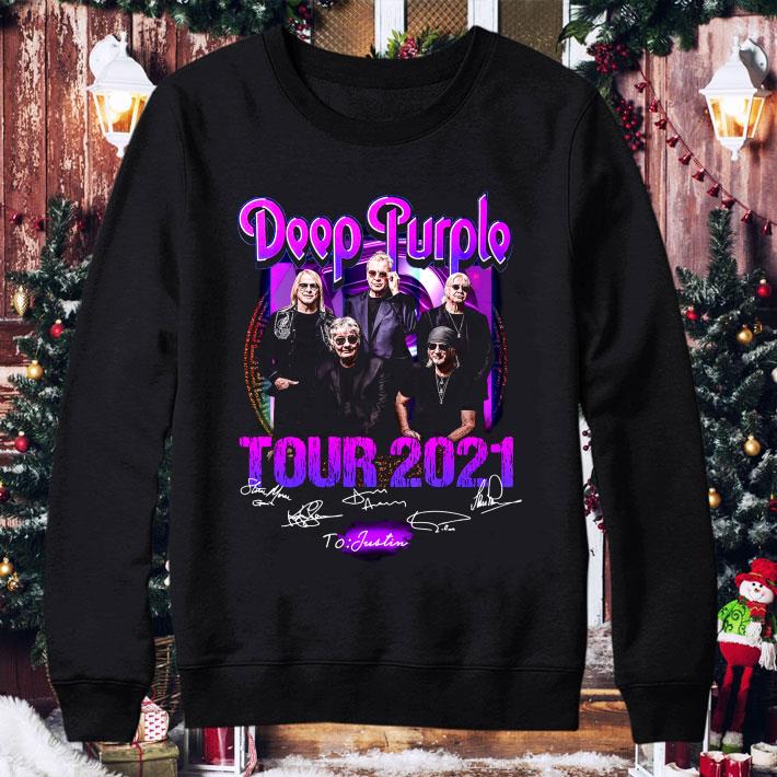 Deep Purple Tour 2021 Signatures To Custom Name shirt