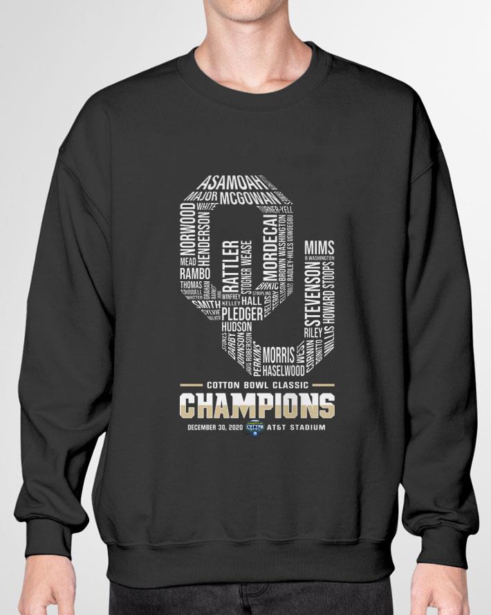 Awesome Name Player Oklahoma Sooners Cotton Bowl Classic Champions AT&T Stadium shirt Awesome Name Player Oklahoma Sooners Cotton Bowl Classic Champions AT&T Stadium shirt 3