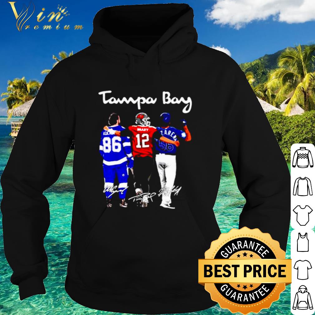 Best Tampa Bay Nikita Kucherov Tom Brady And Randy Arozarena Fiends Signature shirt