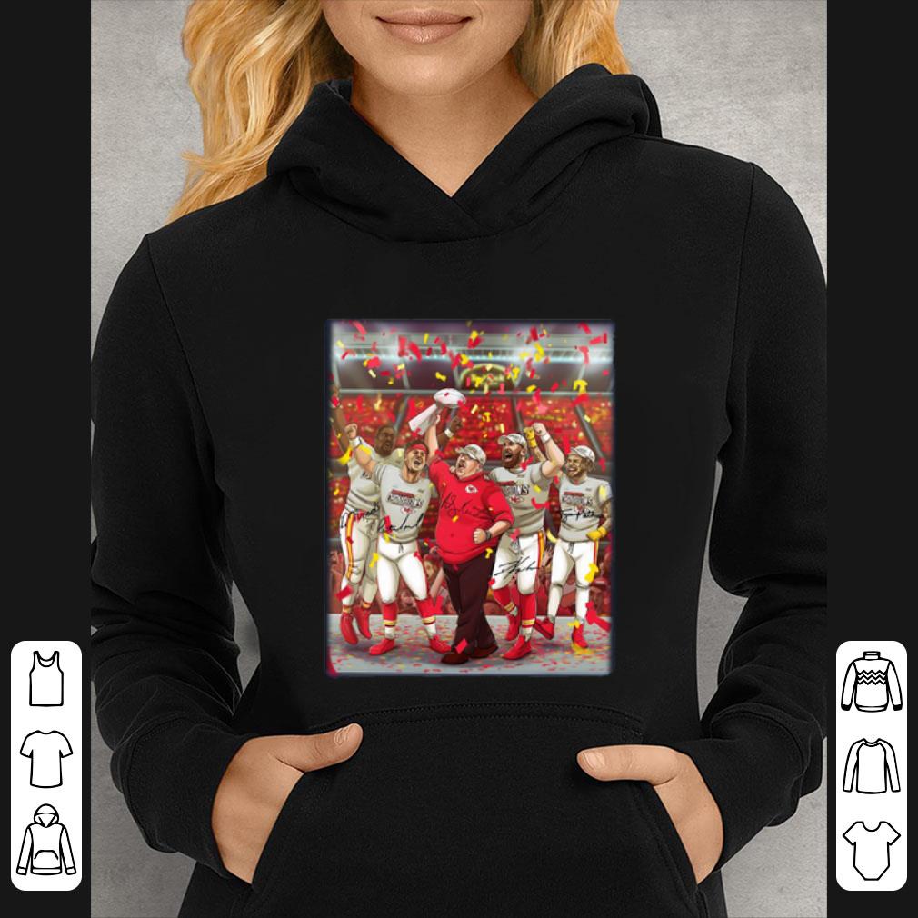 Original Kansas City Chiefs Andy Reid and Players Super Bowl Champions shirt