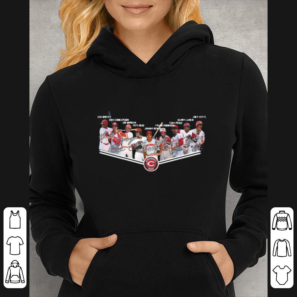 Great Cincinnati Reds Legend Players Team Signatures shirt