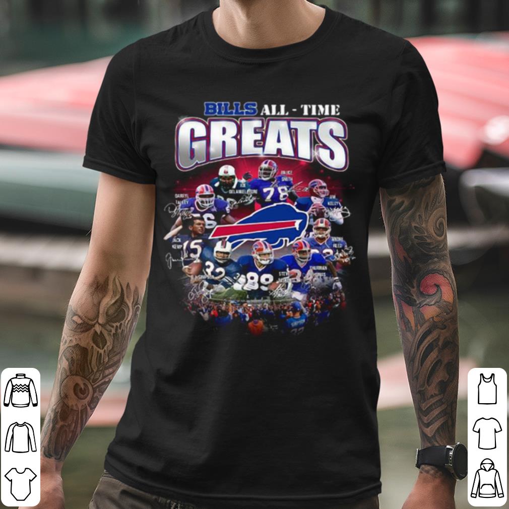 Best Buffalo Bills All Time Greats Member Signatures shirt