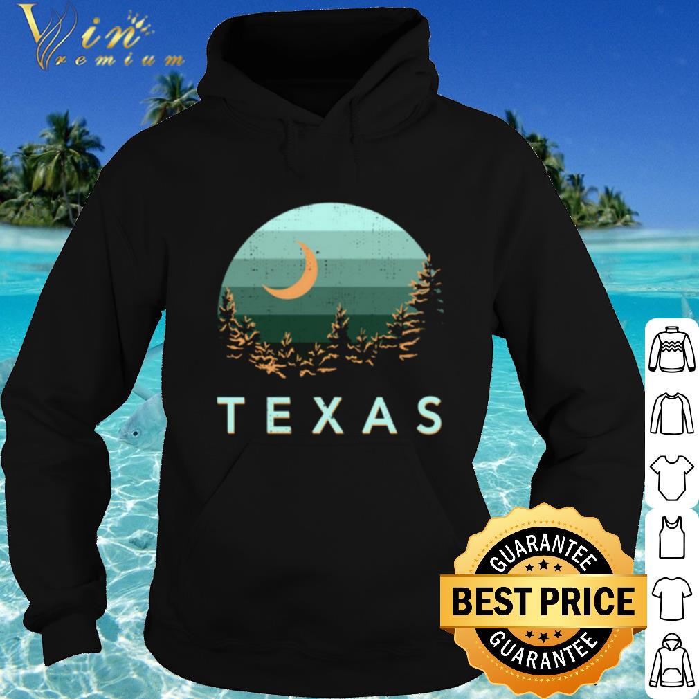 Official Texas Souvenir Forest Evergreen Night Sky Nature shirt