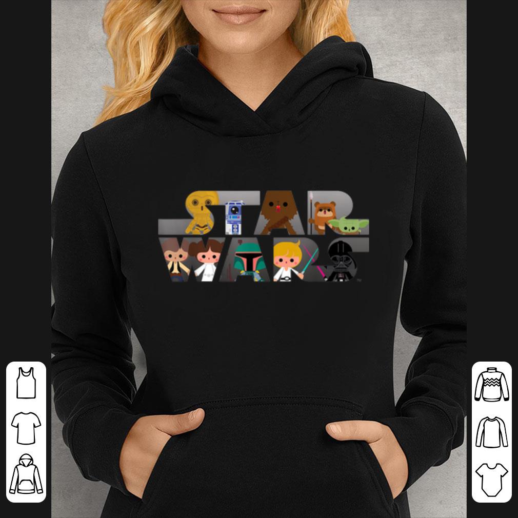 Premium Star Wars Logo Kawaii Multi Chibi Character shirt