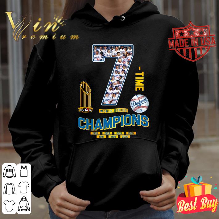 7 Time Team MLB Los Angeles Dodgers World Series Champions shirt Best 7 Time Team MLB Los Angeles Dodgers World Series Champions shirt 4