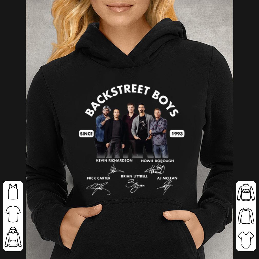 Official Backstreet Boys Since 1993 Signatures shirt