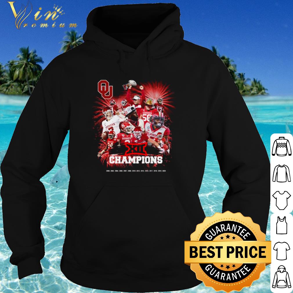 Premium Oklahoma Sooners Champions Players Signature shirt