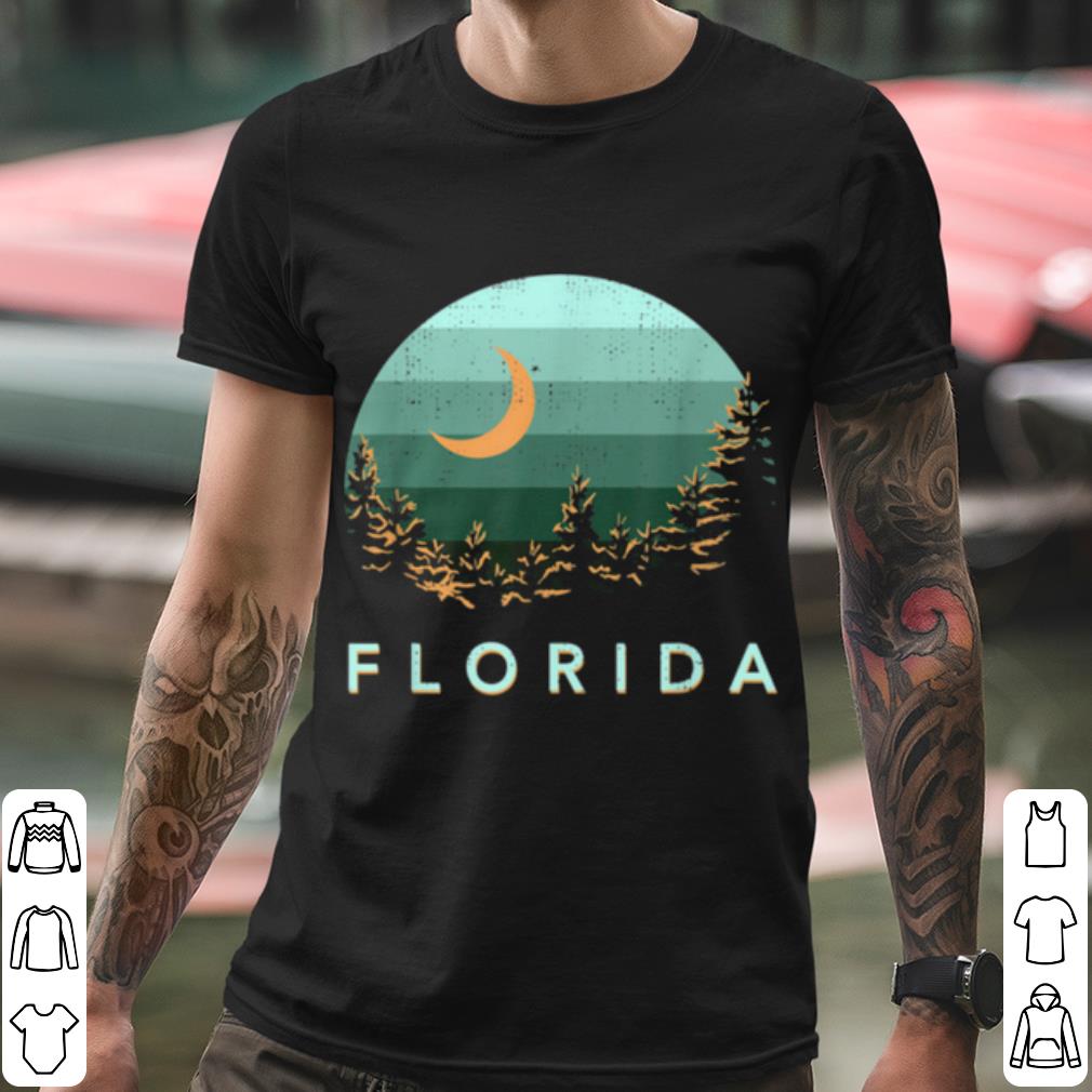 Premium Florida Souvenir Forest Evergreen Night Sky Nature shirt