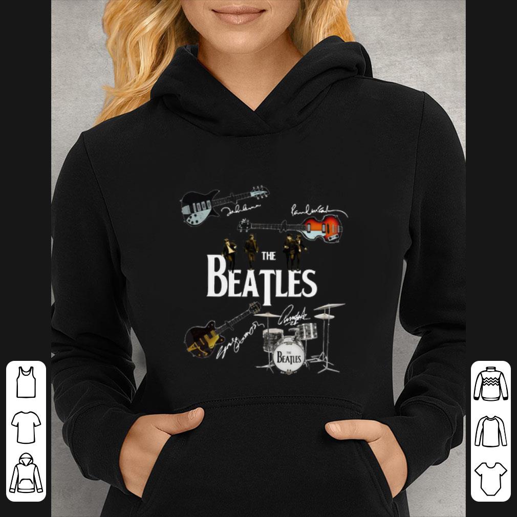Official the beatles musical signatures shirt