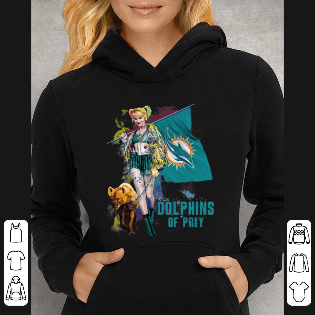 Nice Harley Quinn Miami Dolphins Of Prey Miami Dolphins Flag shirt